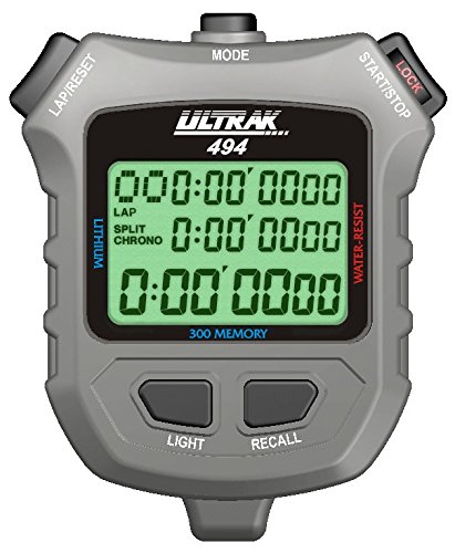 Ultrak EL Light 300 Memory 3 Line Display Stopwatch