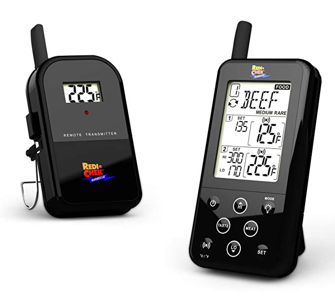 Maverick ET733 Wireless BBQ Thermometer - Black - Includes Extra 6 Ft. Hybrid Probe