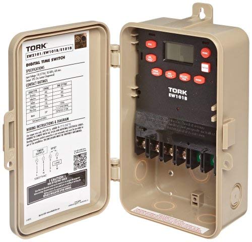 EW Series Multipurpose Control 7 Day Time Switch, 120-277 VAC Input Supply, 1 Channel, SPST Output Dry Contact