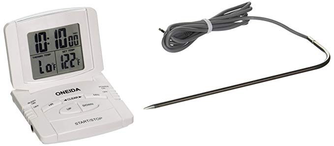 Digital Probe Cooking Thermometer with Timer with Lifetime manufacturer's warranty