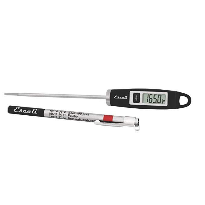 Escali DH1 Black Gourmet Digital Thermometer