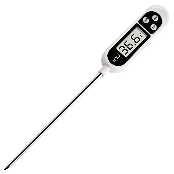 Thermometer,Koolife Digital Cooking Thermometers,Long Probe,Instant Read with LCD Screen,Anti-Corrosion for Food,Meat,Grill,BBQ,Milk and Water