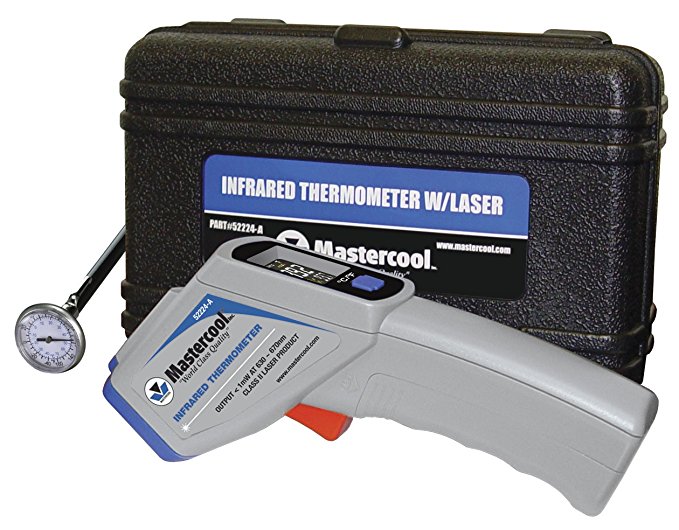 MASTERCOOL (52224-A-SP Gray Infrared Thermometer with Laser