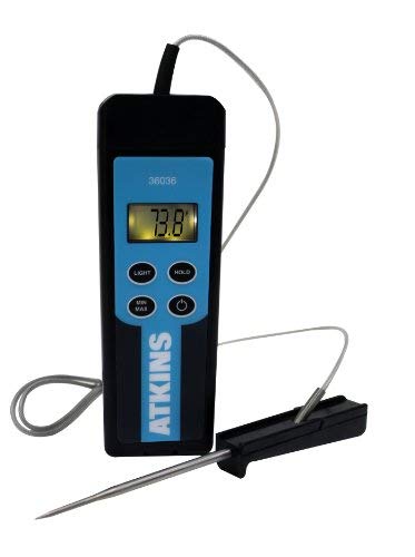 Cooper-Atkins 36036 Platinum RTD Thermometer, -76 to 500 degrees F Temperature Range